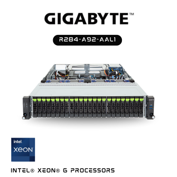 Máy Chủ R284 A92 2U DP 24+2-Bay Gen5 NVMe/SATA/SAS-4
