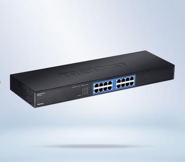 Switch Trendnet 16-Port Gigabit Rack Metal CSMA/CD