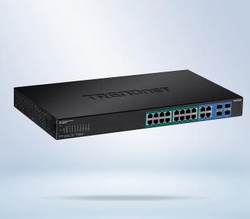 Switch Trendnet 16-Port Gigabit SFP PoE+