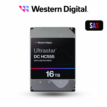 WD HDD 16TB 3.5in SAS ULTRA 512E SE P3 DC