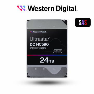WD HDD 24TB 3.5in SAS ULTRA 512E SE P3 DC