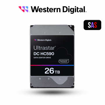 WD HDD 26TB 3.5in SAS ULTRA 512E SE P3 DC