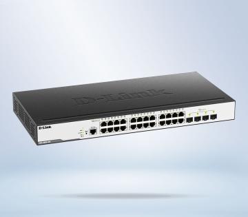 D-Link 28-port Gigabit SFP+ ports L2 Managed Switch