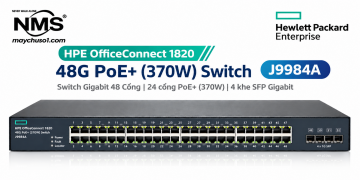HPE 1820 48G PoE+ J9984A Switch 370W